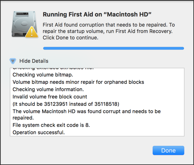 Fix HFS+ Invalid Secondary Volume Header Error