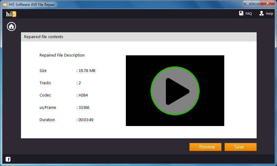 avi video reparatie tool