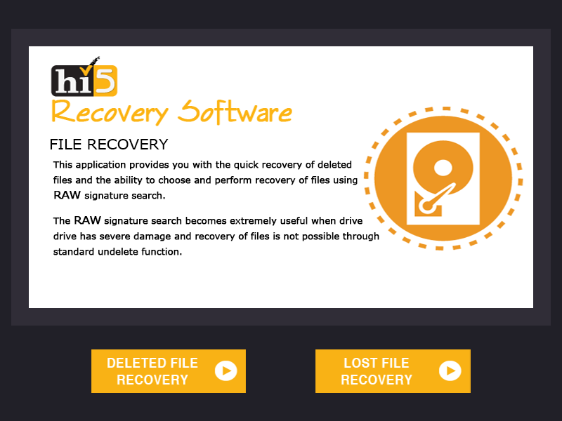 Hi5 Software File Recovery