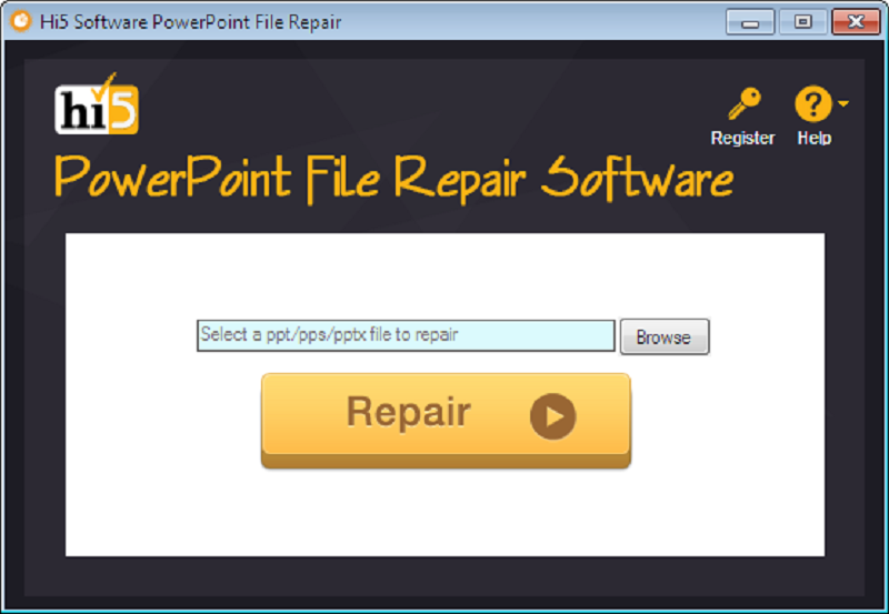 Hi5 Software PowerPoint File Repair Windows 11 download