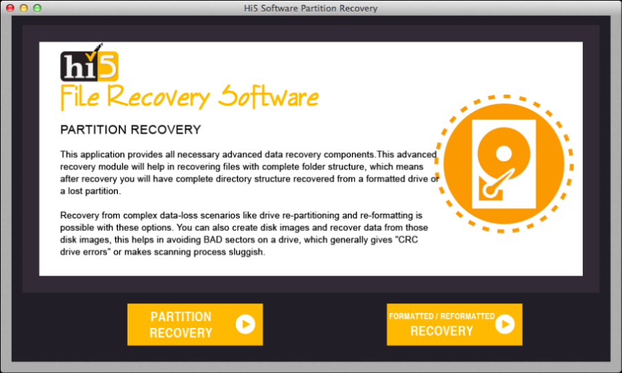 create recovery partition mac os x