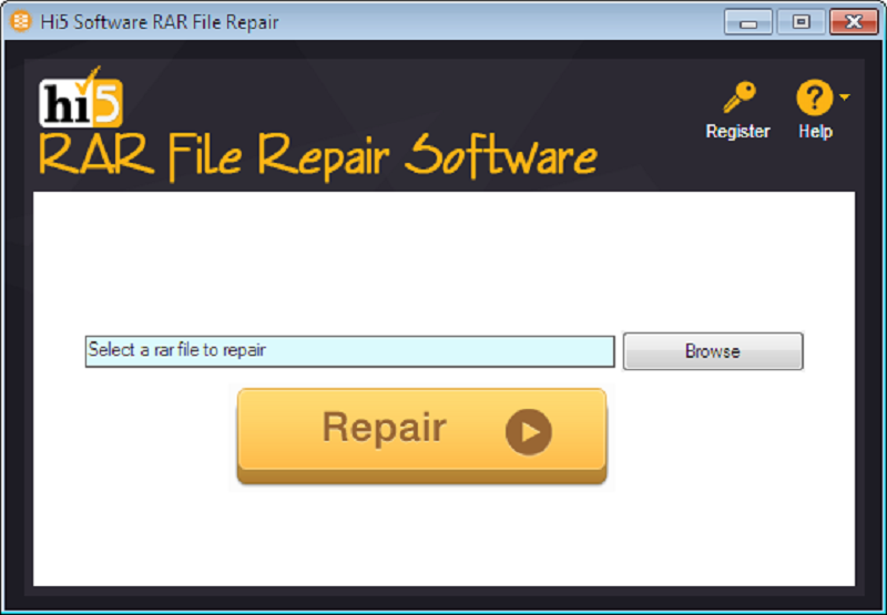 Hi5 Software RAR File Repair screenshot